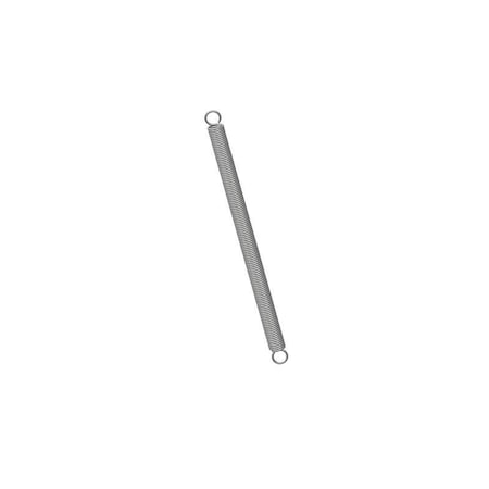 Extension Spring, O= .359, L= 6.00, W= .045